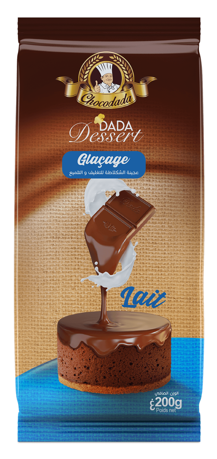 Dada Dessert Glacage Au Lait chocodada