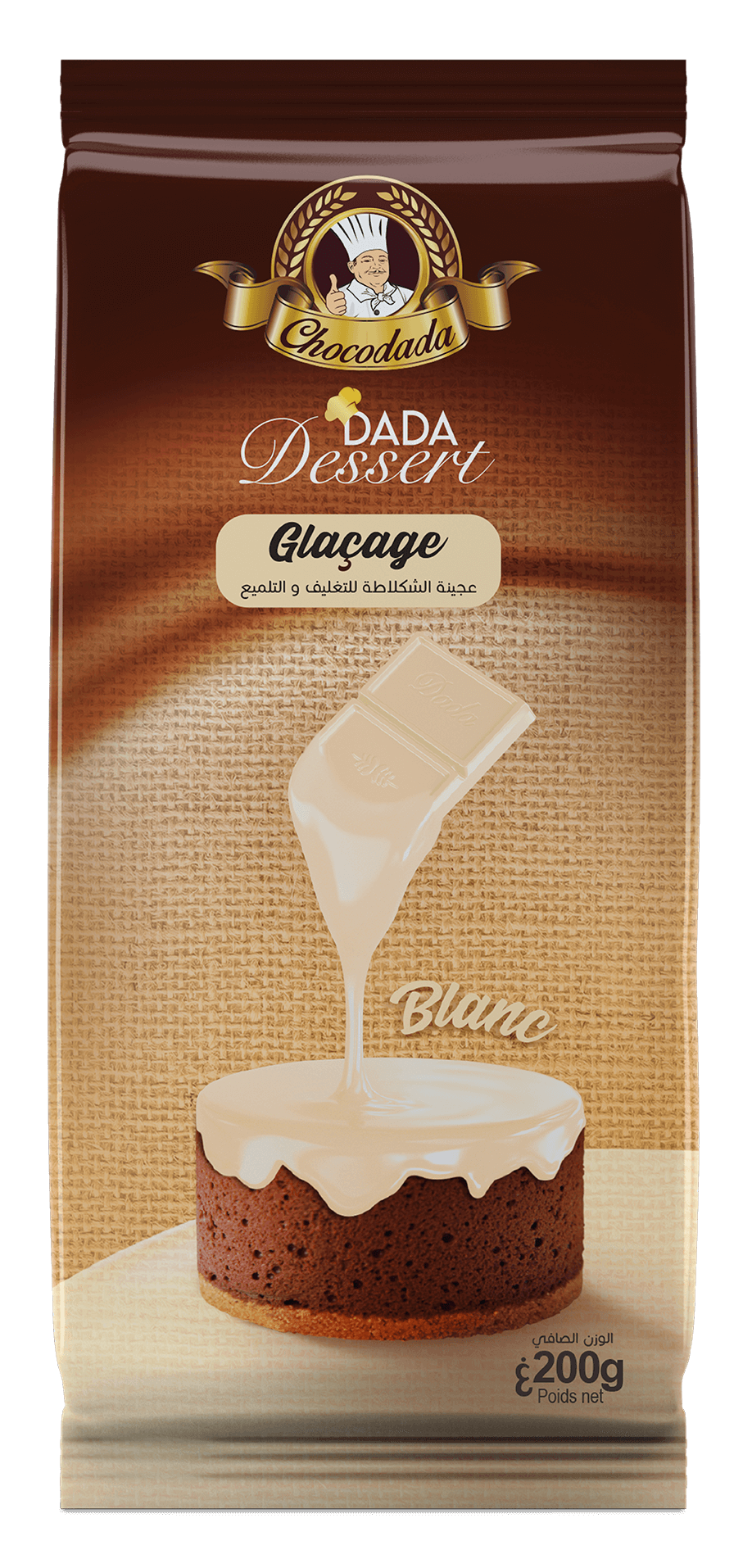 Dada Dessert Glacage Blanc chocodada